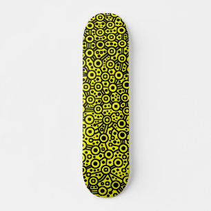 Skate Circuito de Alienígena III - Preto em Amarelo