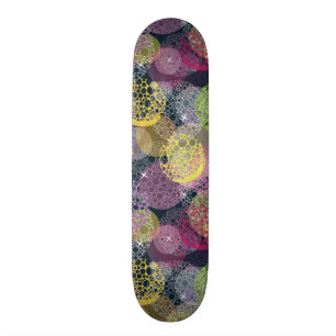 Skate Círculo bonito abstrato das bolinhas