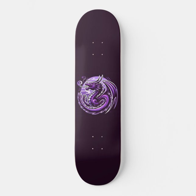 Skate Círculo do Dragão Roxo (Frente)