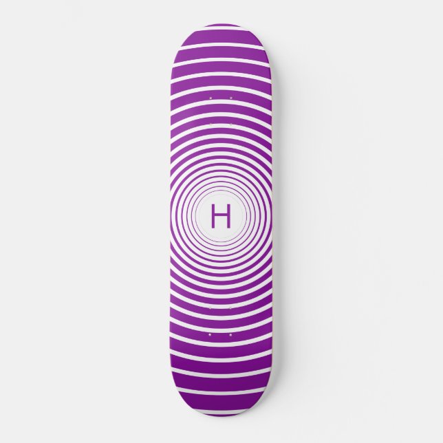 Skate Círculos Anos - Adicione sua cor / número / letras (Frente)