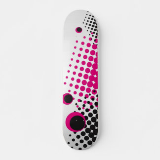 Skate Círculos Coloridos Painéis (branco)