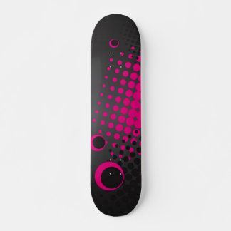 Skate Círculos Coloridos Painéis (preto)