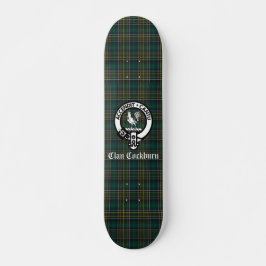 Skate Clan Cockburn Crest Crachá e Tartan