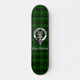Skate Clan Forbes Tartan e Crachá Crest