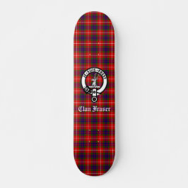 Skate Clan Fraser Crest Crachá e Tartan