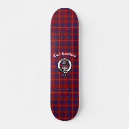 Skate Clan Hamilton Tartan e o Crachá Crest