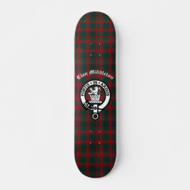 Skate Clan Middleton Crest Crachá e Tartan