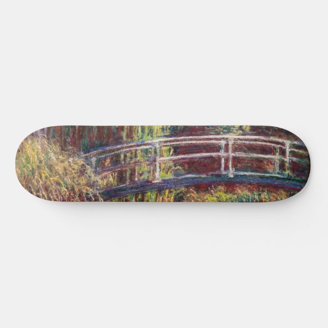 Skate Claude Monet - Lagoa de Água Lily, Harmonia Rosa (Horz)