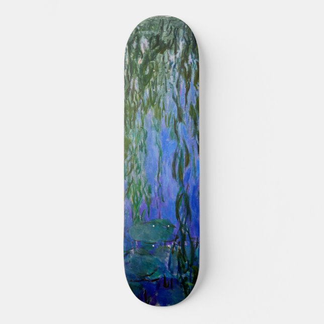 Skate Claude Monet - Lírios d'água com salgueiro chorand (Frente)