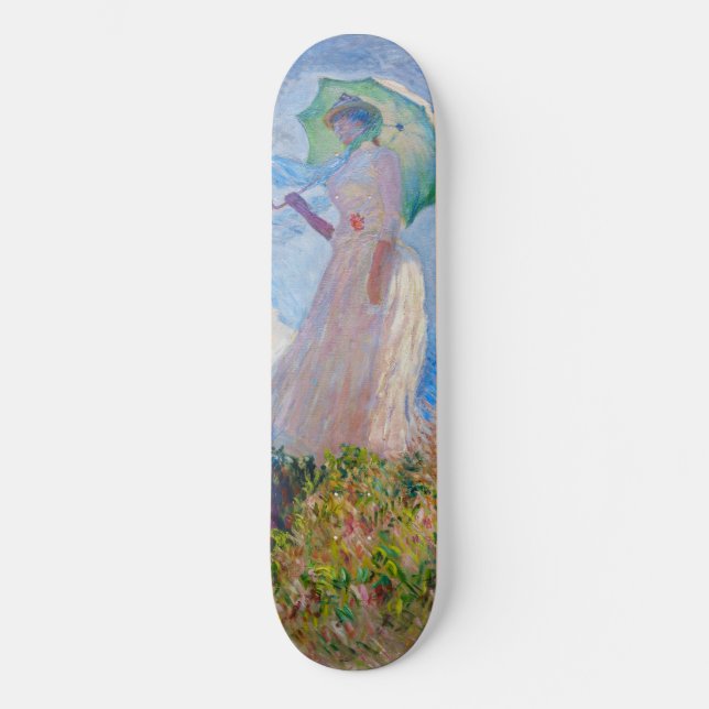 Skate Claude Monet - Mulher com Guarda-Sol virada para a (Frente)