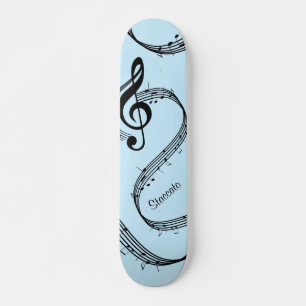 Skate Clave de Sol G Generosa Azul Pessoal
