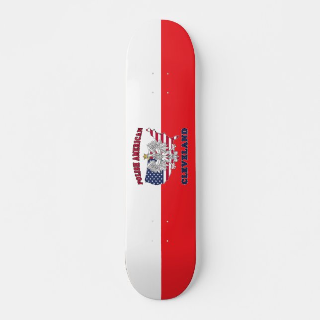 Skate Cleveland Ohio Polonês Eagle (Frente)