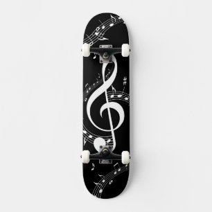 Skate Climacic G Clef Music Black