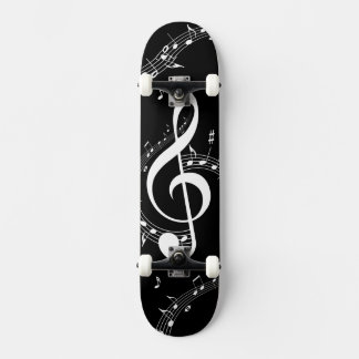 Skate Climacic G Clef Music Black