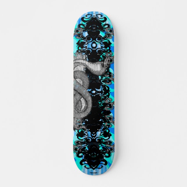 Skate Cobra Azul - Personalizada (Frente)