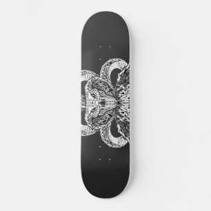 Skate Cobra Prata Art Déco Linha Artística Ornamental