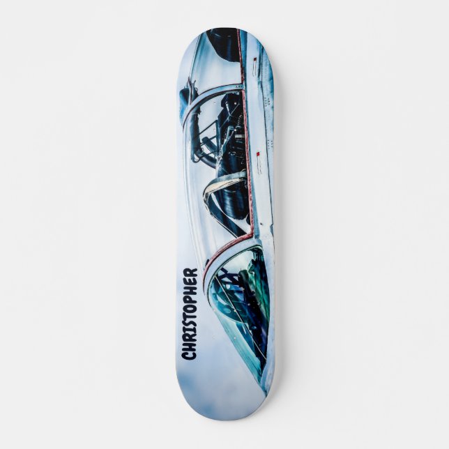 Skate Cockpit De Um Avião De Luz Moderno (Frente)