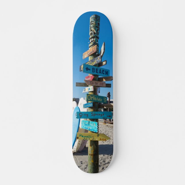 Skate Cocoa Beach Tiki Totem (Frente)