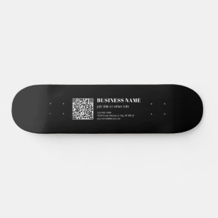Skate Código QR personalizado e texto retrô-moderno edit