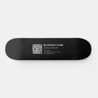 Skate Código QR personalizado e texto retrô-moderno edit