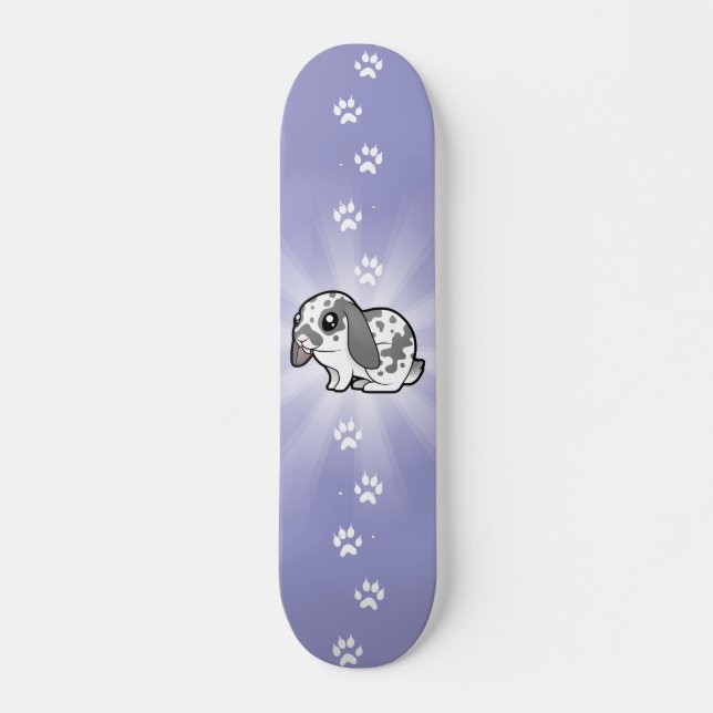 Skate Coelho de desenho animado (orelha caída, pelo liso (Frente)