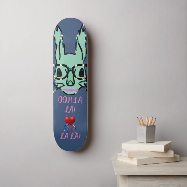Skate Coelho Ooh La La  (Arte de parede)