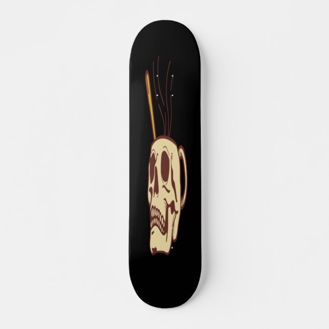 Skate Coffee Skull (Frente)