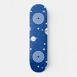 Skate Coisas de espaço azul