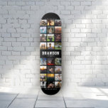 Skate Colagem de Fotos do Instagram de Tendência Legal d<br><div class="desc">Design de Colagem de Fotos Moderna do Instagram para skates: personalize com suas fotos favoritas,  assim como mensagens com nomes personalizados,  e torne este o melhor presente de aniversário de todos os tempos!</div>