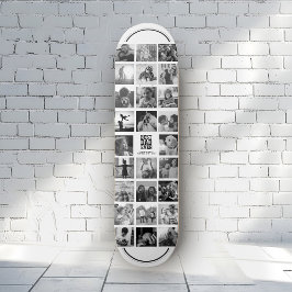 Skate Colagem de Fotos do Instagram de Tendência Legal d