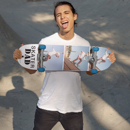 Skate Colagem de Fotos do Pai de Skater Moderno