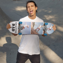 Colagem de Fotos do Pai de Skater Moderno