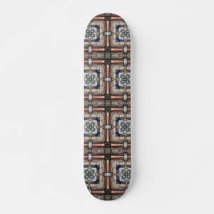 Skate Colagem de Livros abstrato