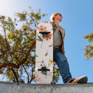 Skate coleção de flores