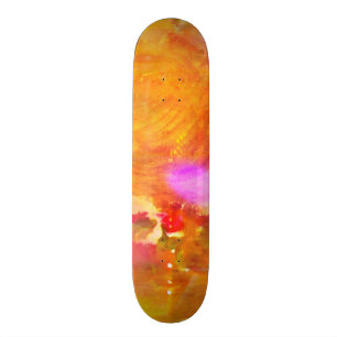 Skate colora o amarelo sem emenda do fundo da arte,