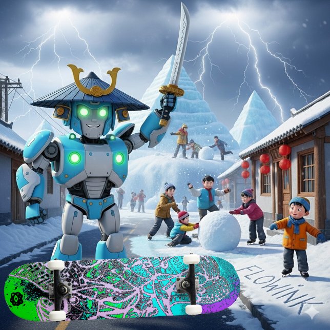 Skate Coloração Psicedélica (Criador carregado)