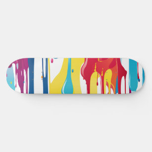 Skate Colorido Abstrato Paint Drives (3)