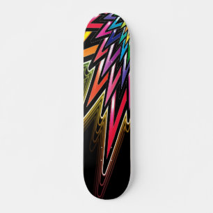 skate colorido de estrelas Abstrato