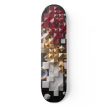 Coluna Mosaico de Natal Futurista 3D