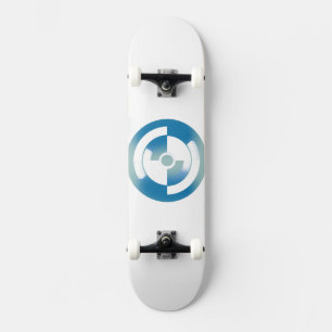 skate com Abstrato Círculos Design
