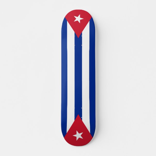 skate com bandeira cubana (Frente)