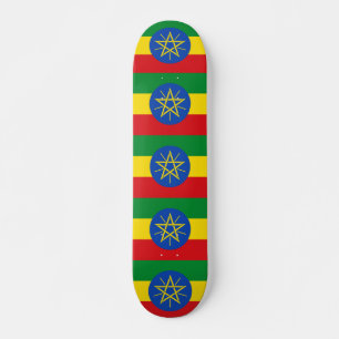 skate com bandeira da Etiópia