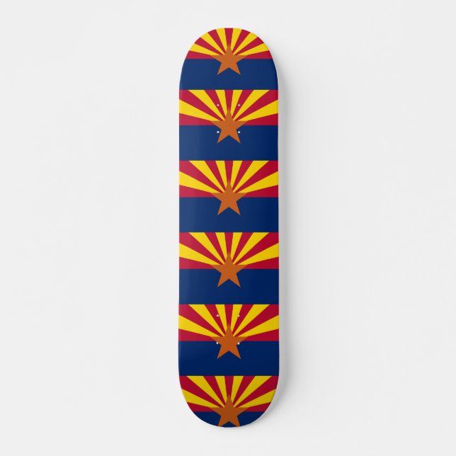 skate com bandeira de Arizona (Frente)