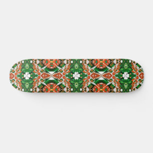 skate com Design de cores da Irlanda
