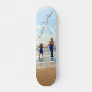 skate com Foto e Texto Personalizados - Férias