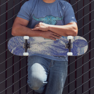 skate com imagem de cavalo