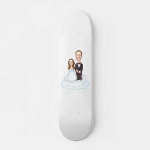 Skate Com Quadros Reais William & Kate