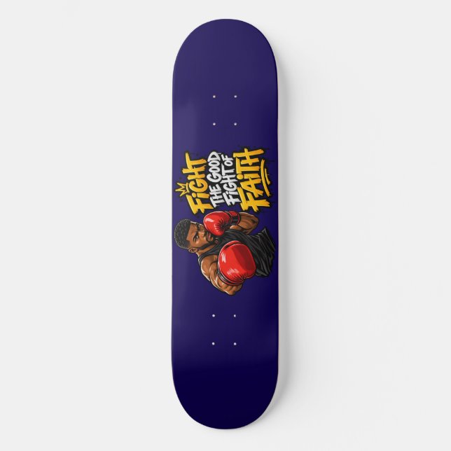 Skate Combata a boa luta da fé (Frente)