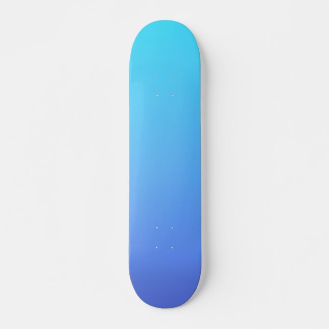 Skate Combinação de cores azuis com dois tons (Frente)