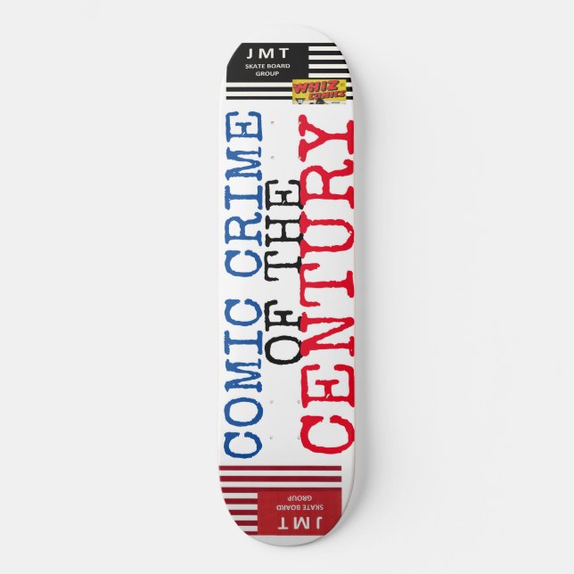 Skate COMIC CRIME OF THE CENTURY 8 1/2" Deck de Skateboa (Frente)